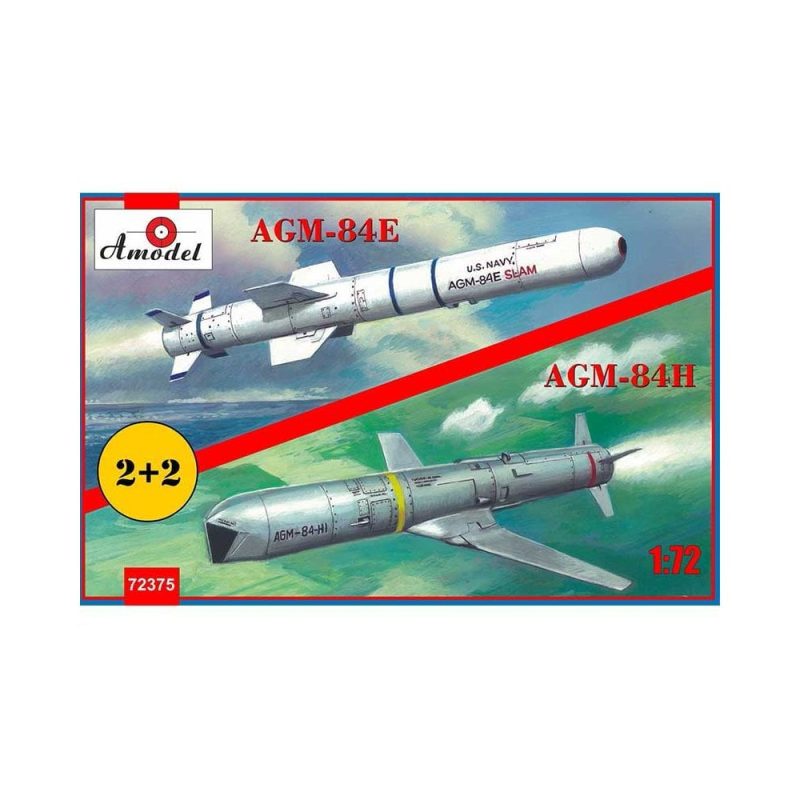 1/72 AGM-84E and AGM-84H on trolleys A-Model 72375