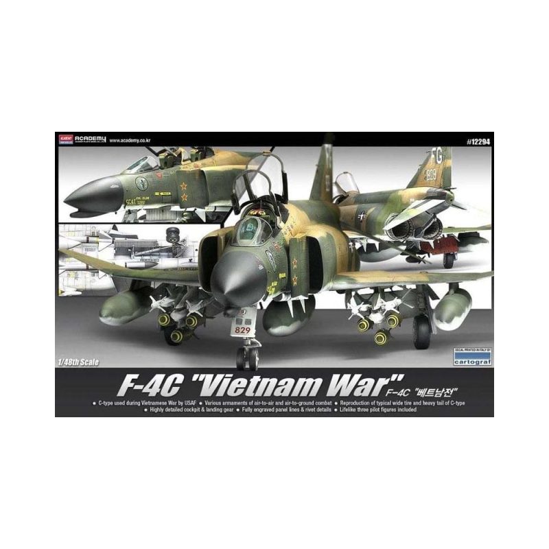 Academy F-4C Phantom Vietnam (1/48) 12294