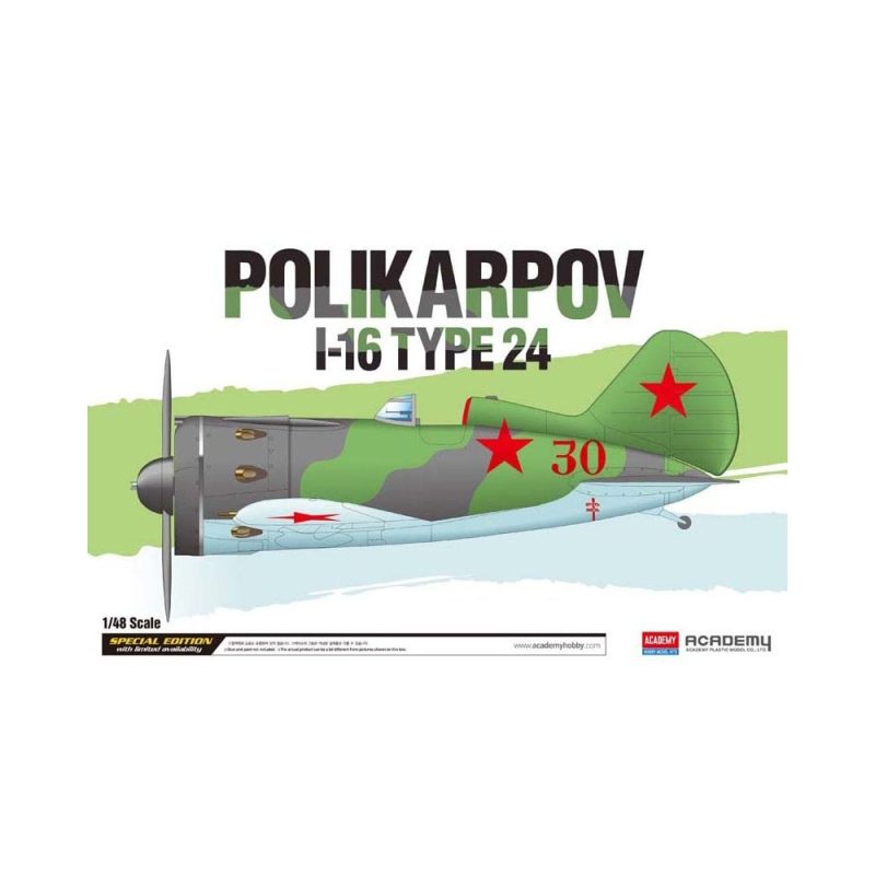 Academy Polikarpov I-16 Type 24 (1/48) 12314