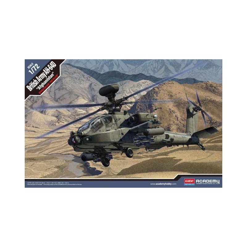 Academy British Army AH-64D Afghanistan (1/72) 12537