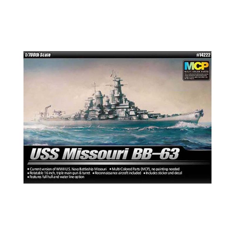 Academy USS Missouri BB-63 (1/700) 14222