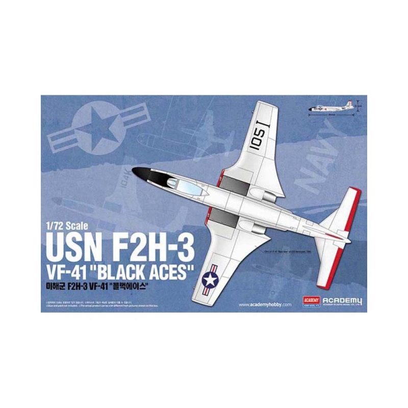 Academy F2H-3 USN VF-41 Black Aces (1/72) 12548