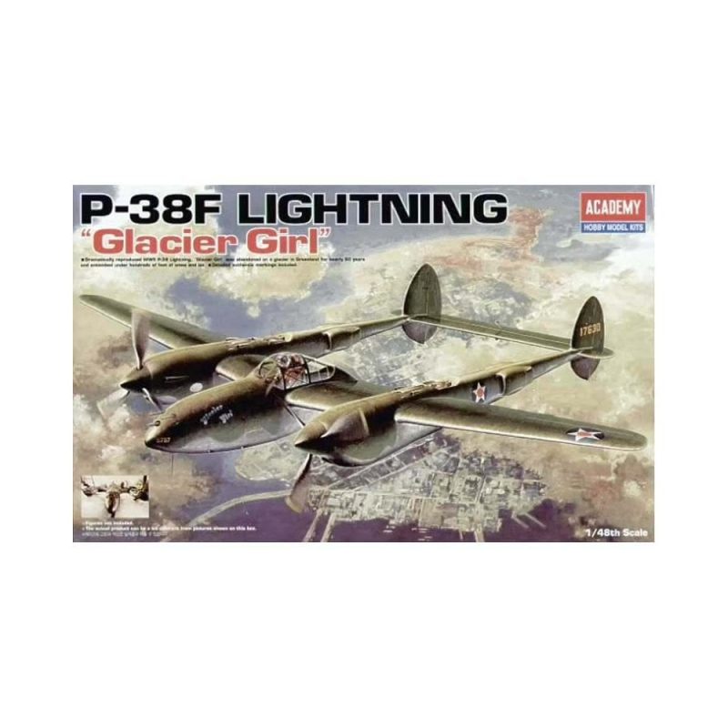 Academy P-38F Lightning "Glacier Girl" (1/48) 12208