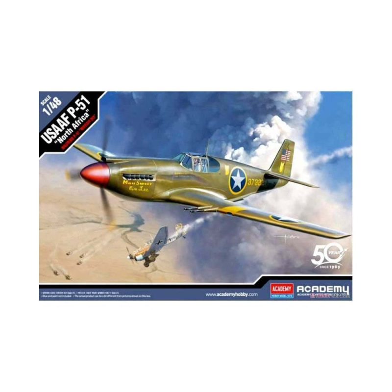 Academy USAAF P-51 North Africa Mustang Mk IA (1/48) 12338