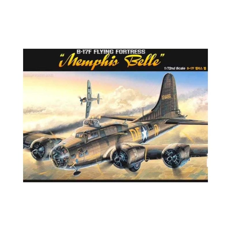 Academy Boeing B-17F Memphis Belle (1/72) 12495