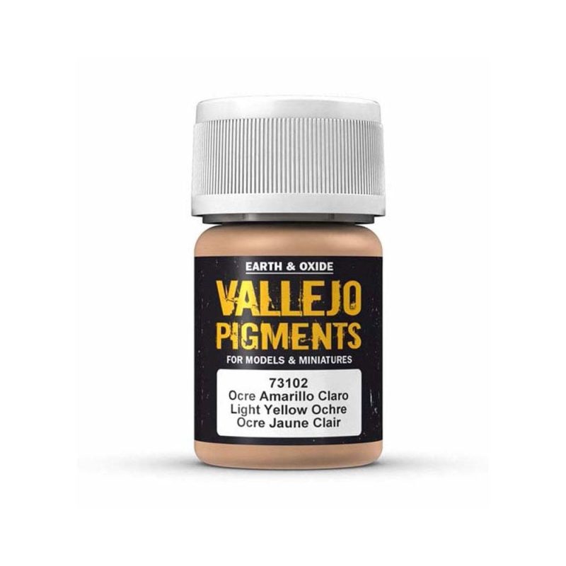 Vallejo Pigment Light Yellow Ocre (35ml) 73.102
