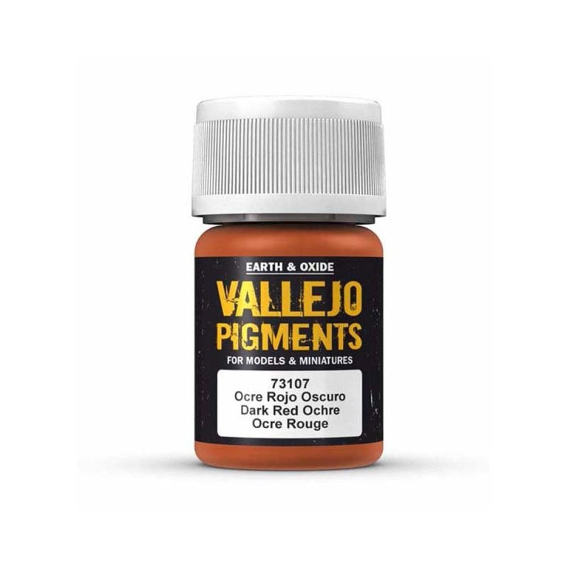 Vallejo Pigment Dark Red Ocre (35ml) 73.107