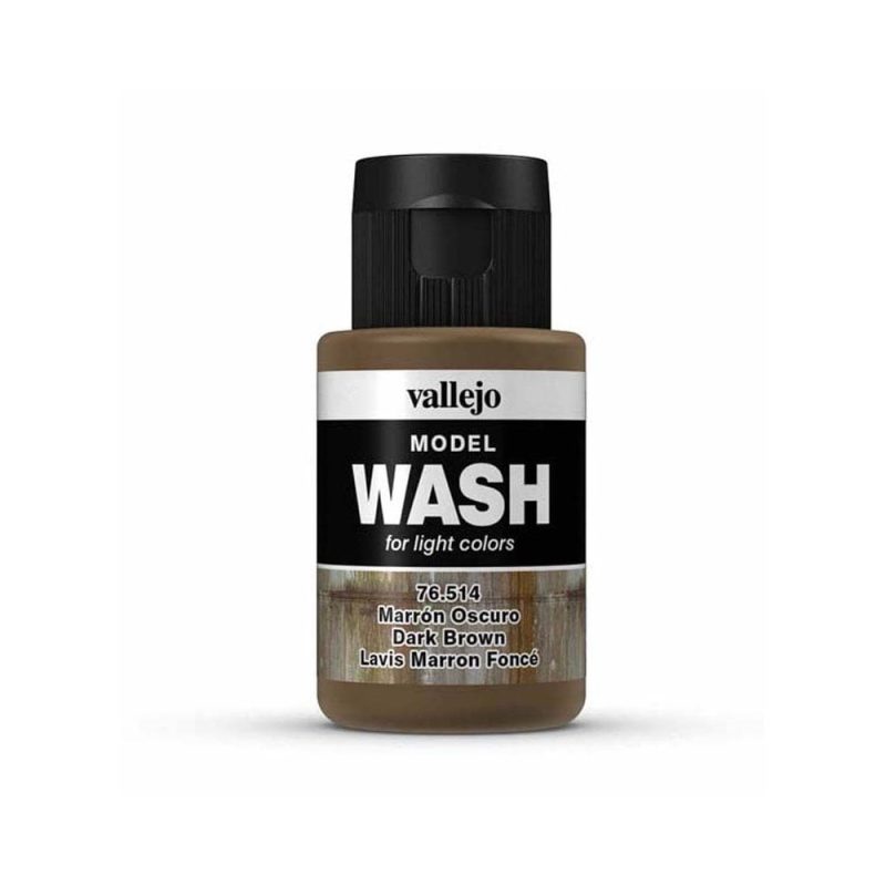 Vallejo Wash Dark Brown (35ml) 76.514