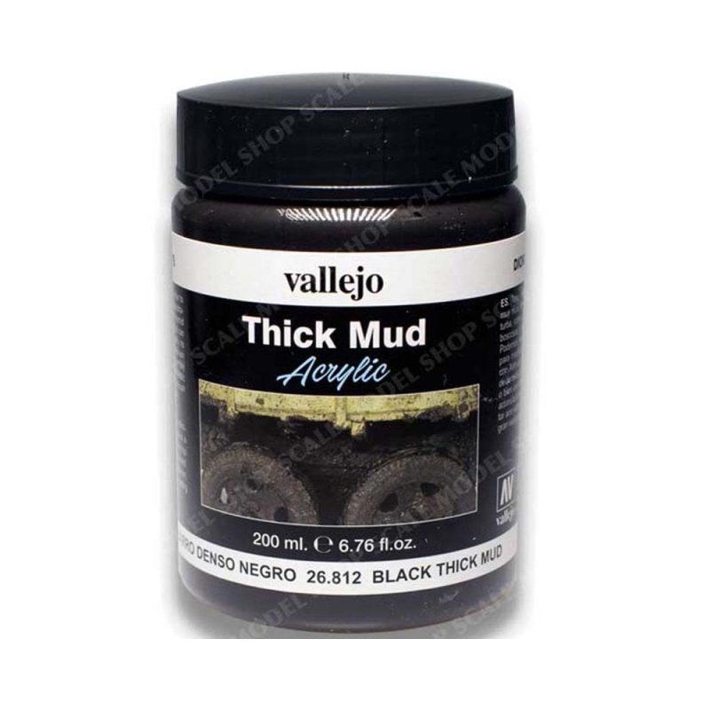 Vallejo Black Thick Mud (200ml) 26.812