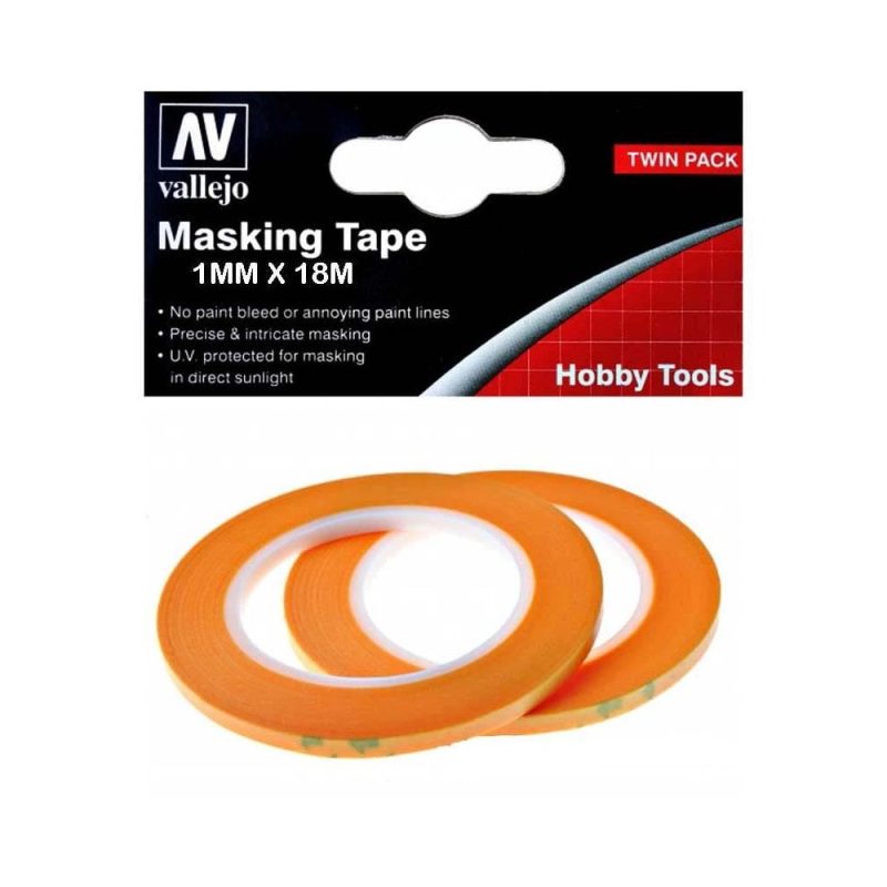 Vallejo Masking Tape 1mmx18m (2 Pack)
