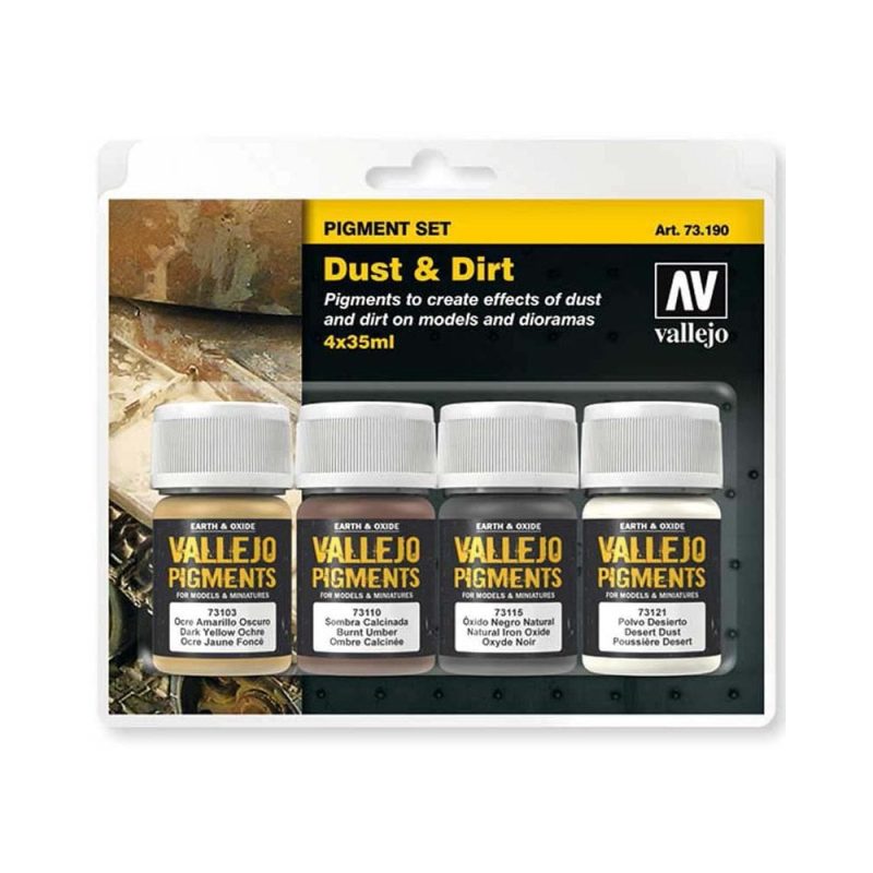 Vallejo Pigment Set Dust & Dirt 73.190