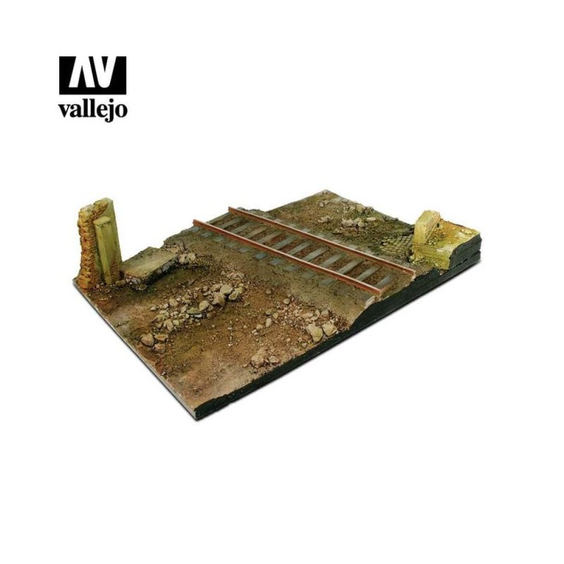 Vallejo Country Railway Crossroads 31cm x 21cm (1/35) SC104