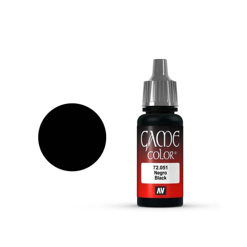 Vallejo Game Color Black (17ml) 72.051