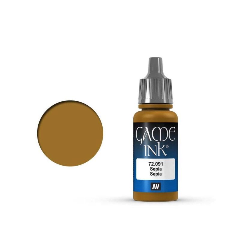 Vallejo Game Color Game Ink Inky Sepia (17ml) 72.091