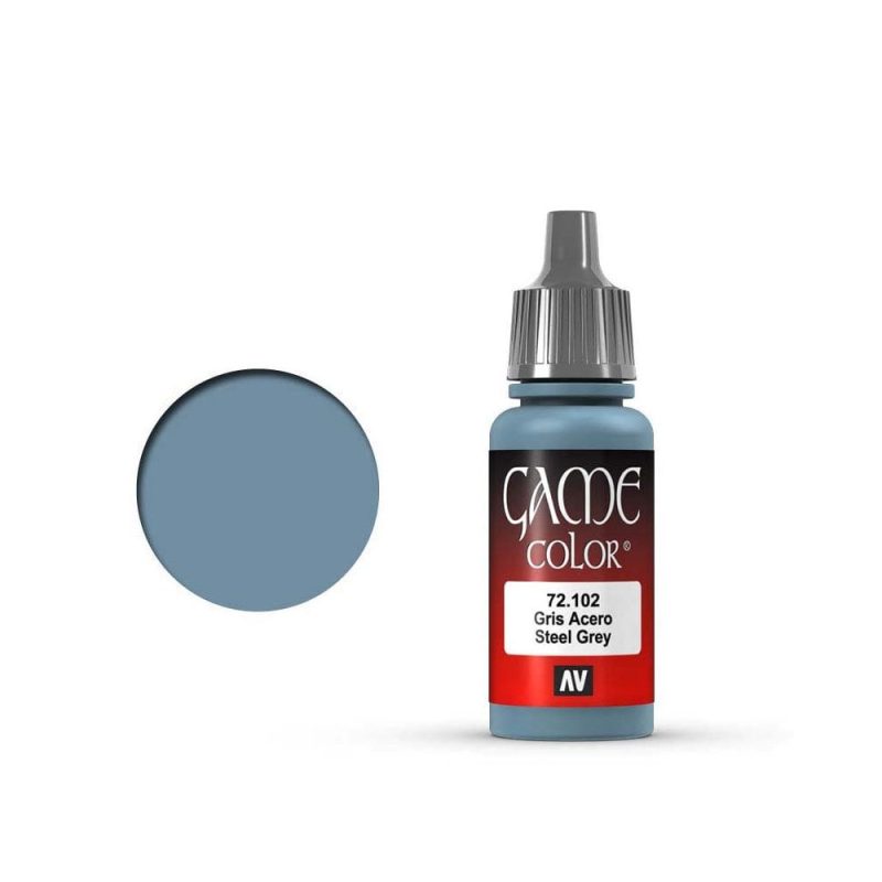 Vallejo Game Color Steel Grey (17ml) 72.102