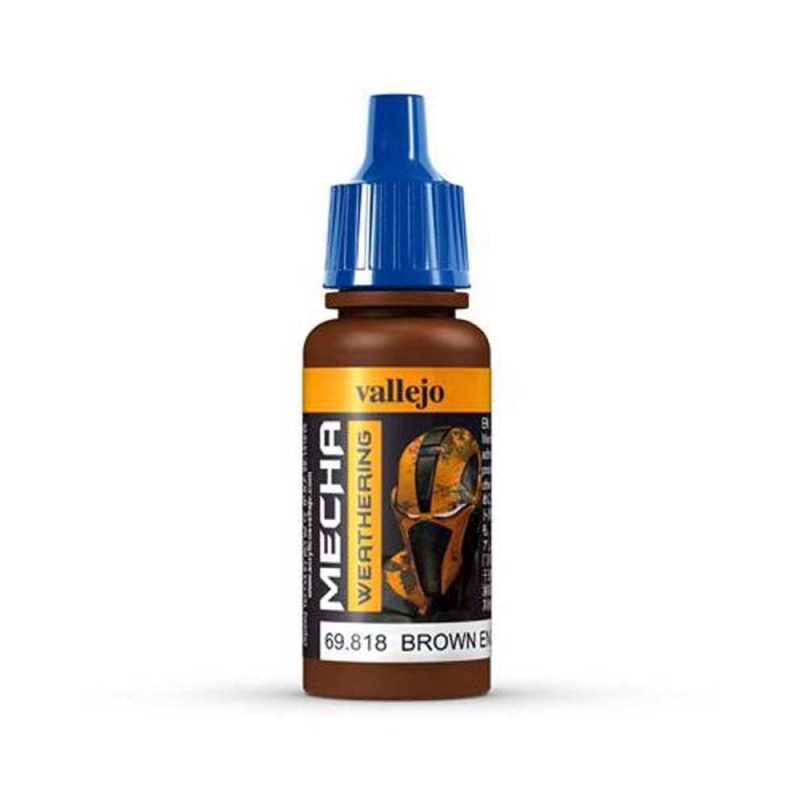Vallejo Mecha Color Brown Eng. Soot (Matt) (17ml) 69.818