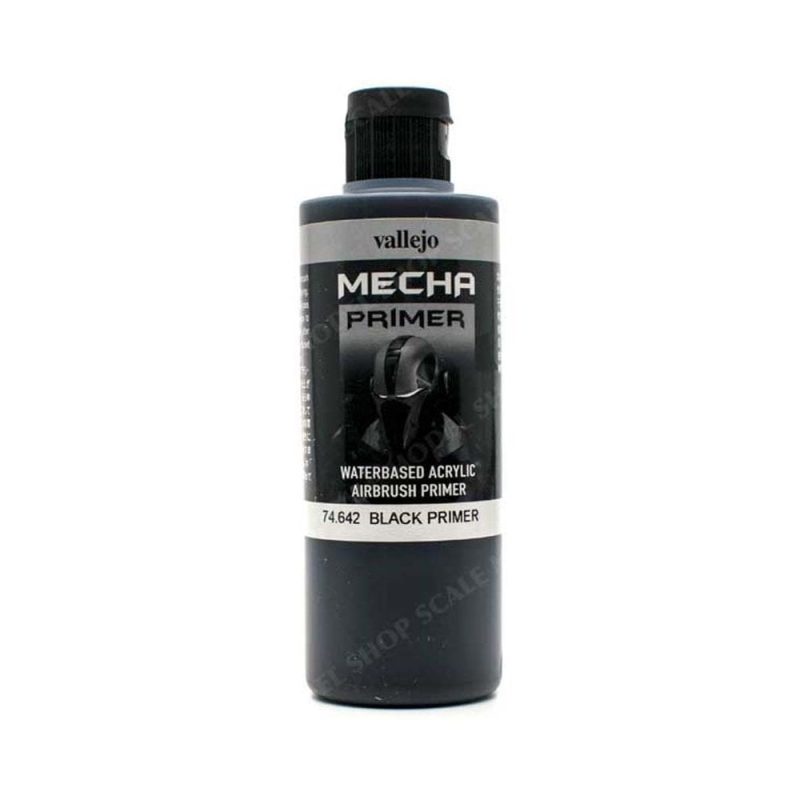 Vallejo Mecha Color Primer Black (200ml) 74.642
