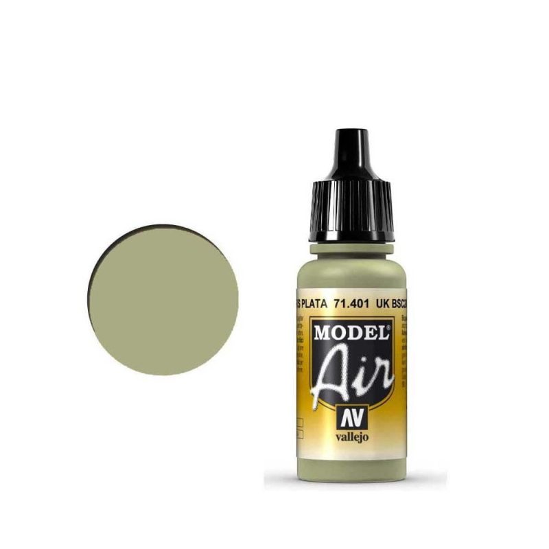 Vallejo Model Air - UK BSC 28 Silver Grey (18ml) 71.401