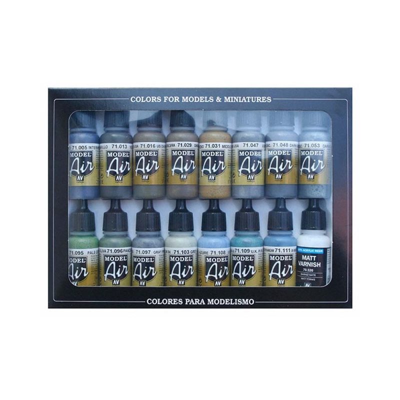Vallejo Paint Set WWII British Aircraft Colours RAF/FAA 71.189
