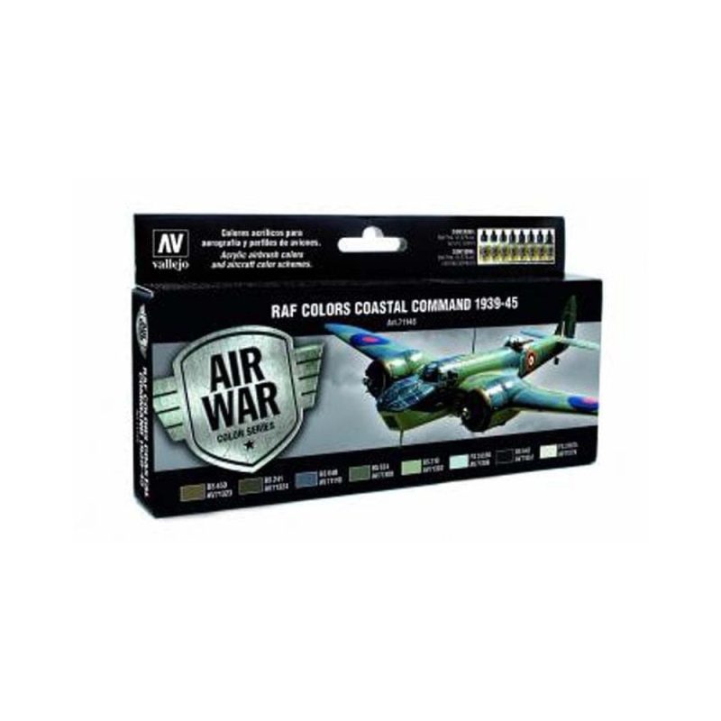 Vallejo Paint Set RAF & FAA Coastal Command 1939-45 Set 71.148
