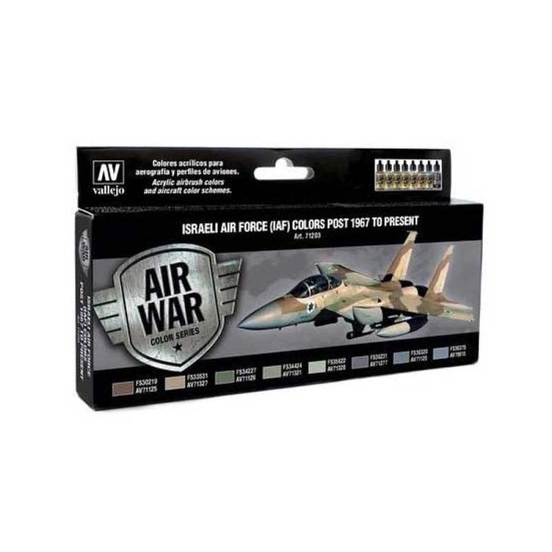 Vallejo Paint Set Israeli AF 1967 to Present 71.203