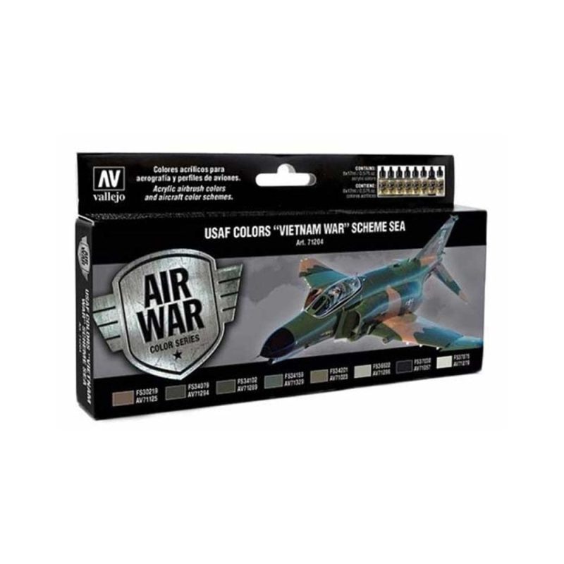 Vallejo Paint Set USAF SEA South East Asia 71.204