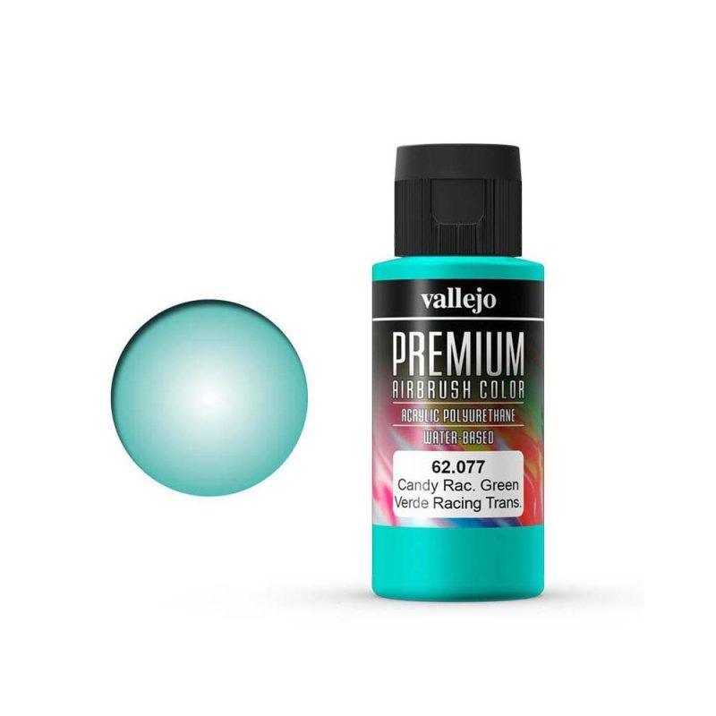 Vallejo Premium Airbrush Color Candy Racing Green (60ml) 62.077