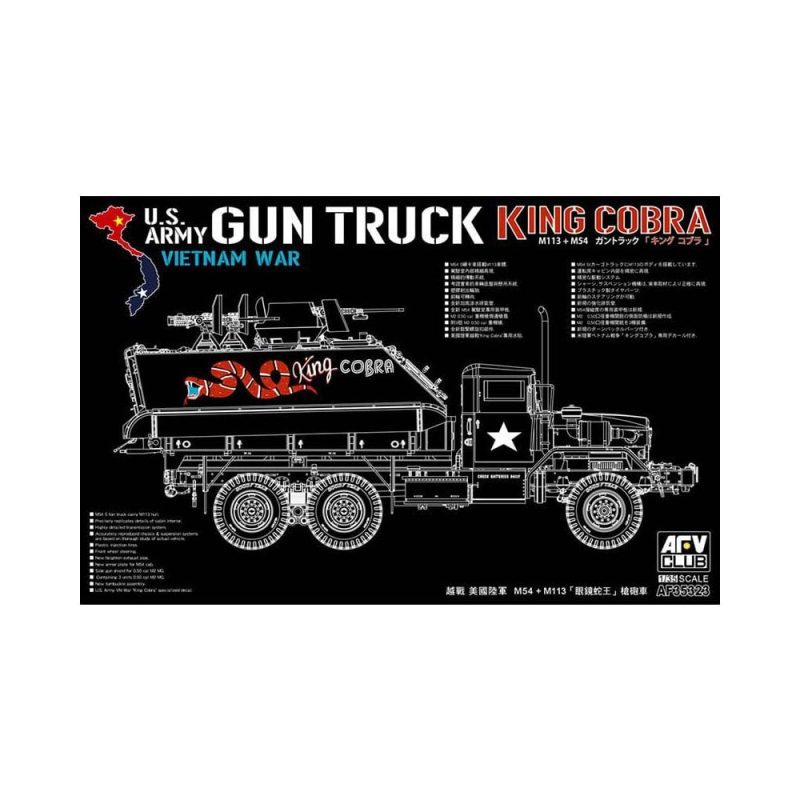 AFV Club King Cobra Gun Truck (M54 + M113) (1/35) AF35323