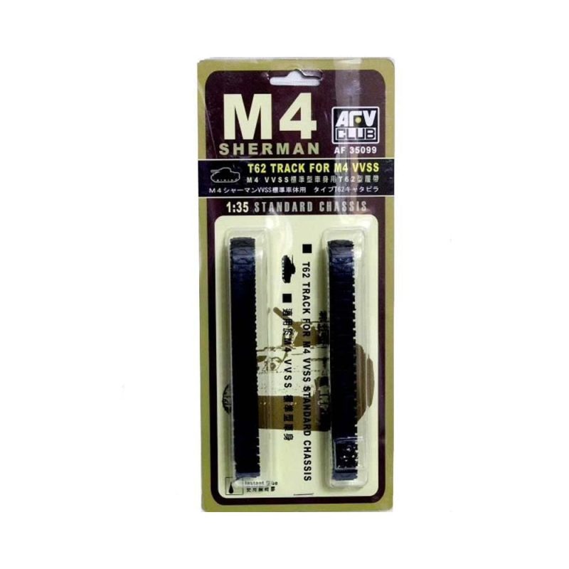 AFV Club T-62 Track for M4 VVSS Standard Chassis (1/35) AF35099