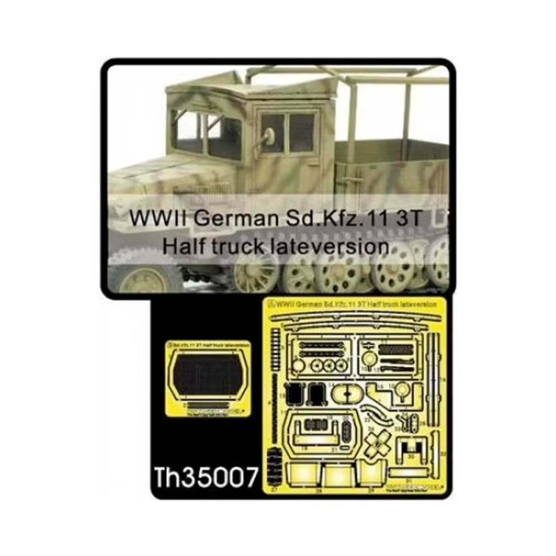 AFV Club SdKfz 11 3T Half Truck (Late) PE (1/35) TH35007