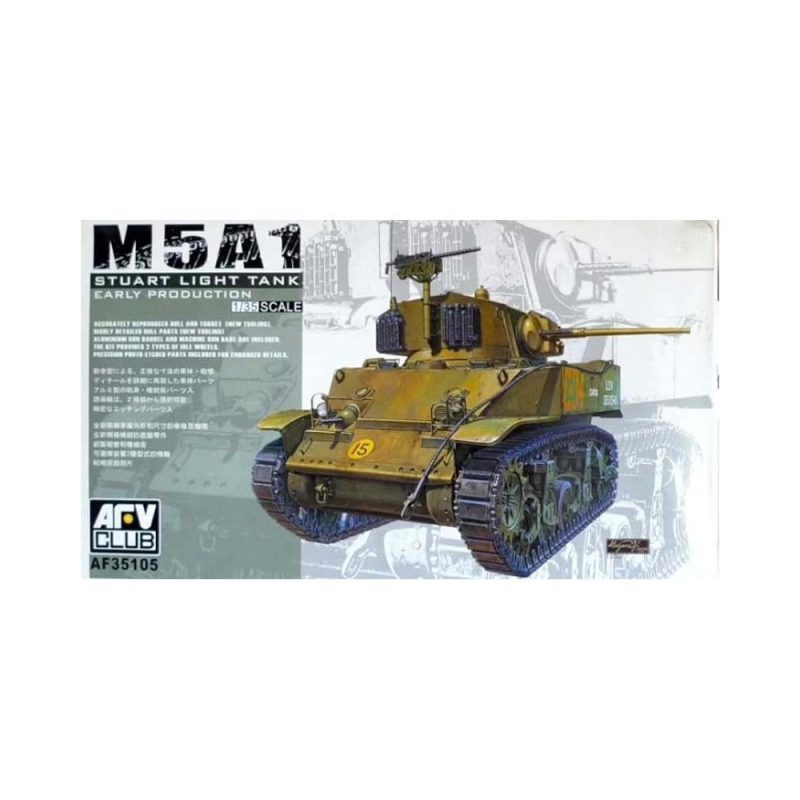 AFV Club M5A1 Stuart Light Tank Early Production (1/35) AF35105
