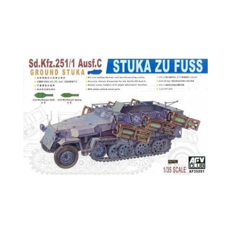 AFV Club SdKfz 251/1 Ausf C Stuka du Fuss (1/35) AF35091