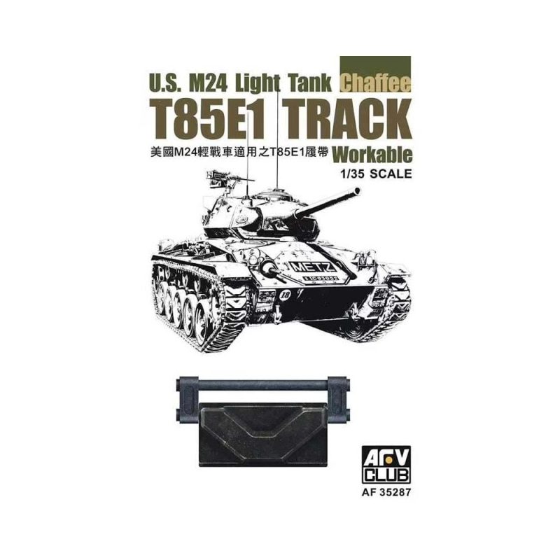AFV Club T85E1 Workable Track for U.S. M24 Light Tank (1/35) AF35287