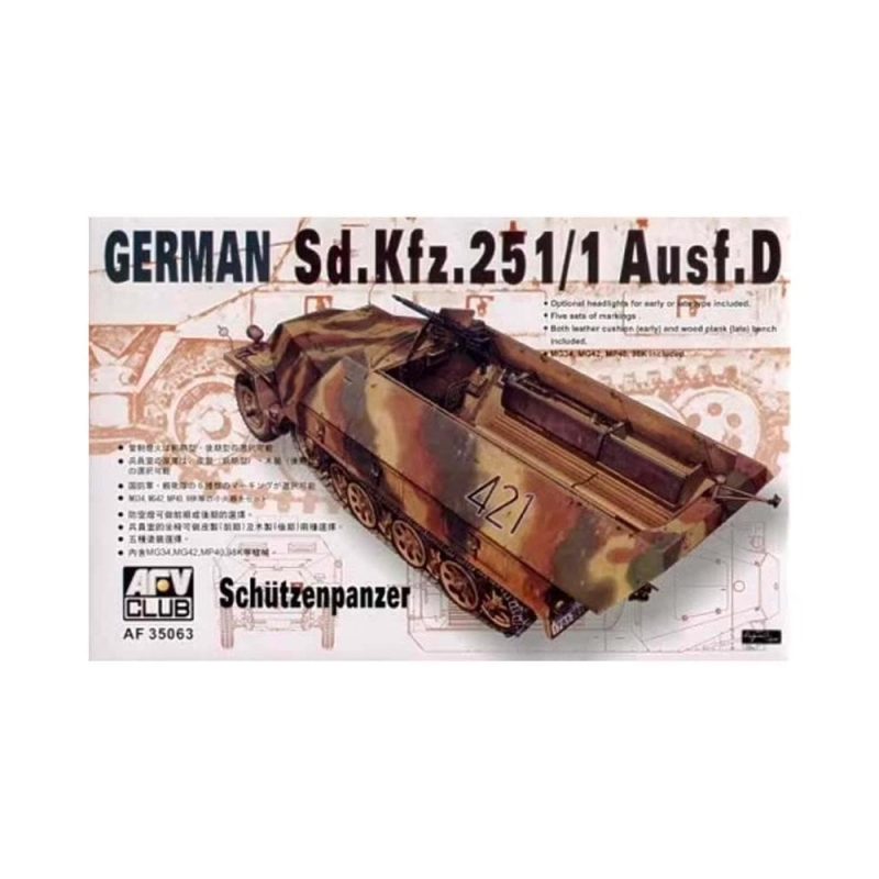 AFV Club SdKfz 251/1 Ausf D Schutzenpanzer (1/35) AF35063