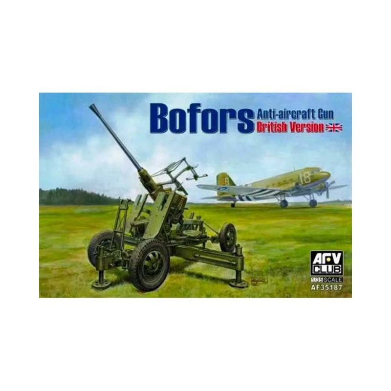 AFV Club Bofors QF 40mm Mk III AA Gun Late (UK Version) (1/35) AF35187