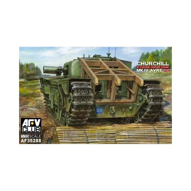AFV Club Churchill Mk IV AVRE w/Fascine Carrier Frame (1/35) AF35288