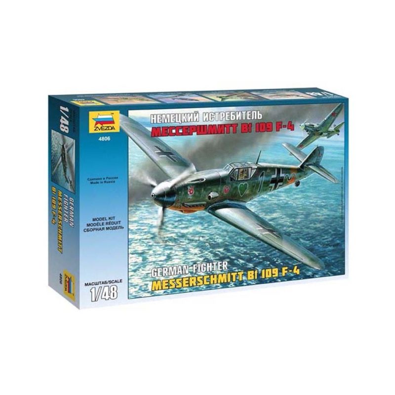 Zvezda Messerschmitt Bf-109 F4 (1/48) 4806