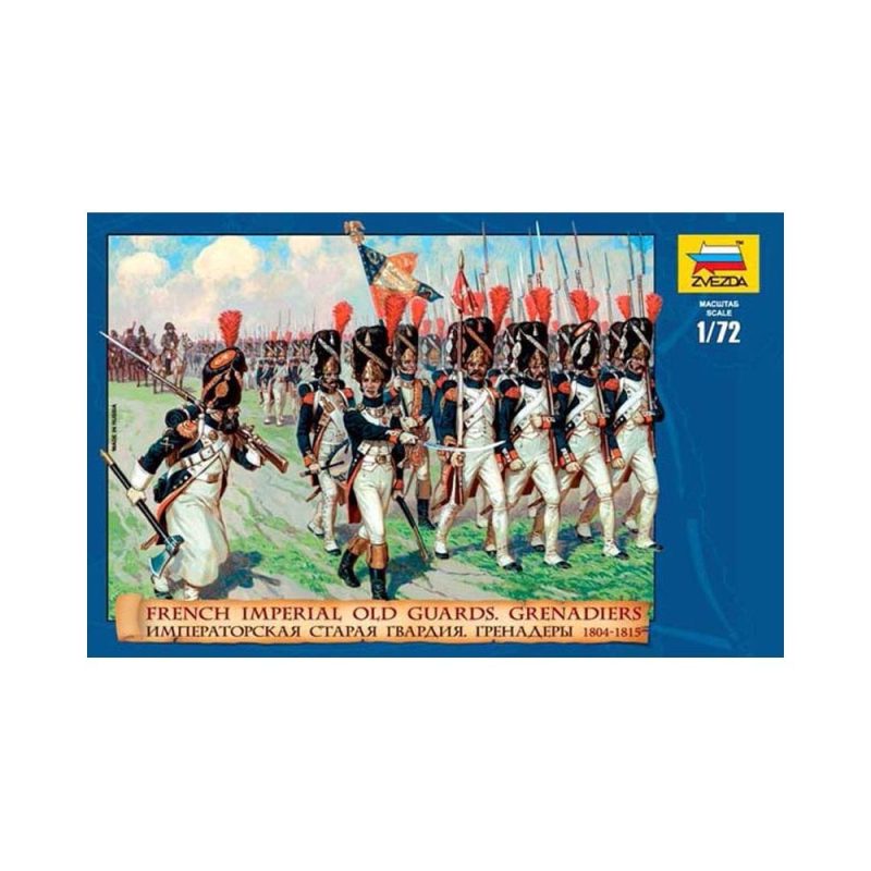 Zvezda French Emp Old Guard 1805-1815 Z (1/72) 8030