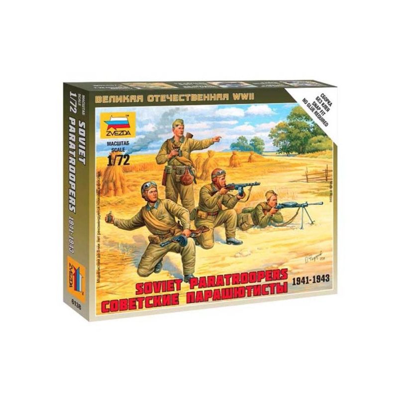 Zvezda Soviet Paratroops (1/72) 6138