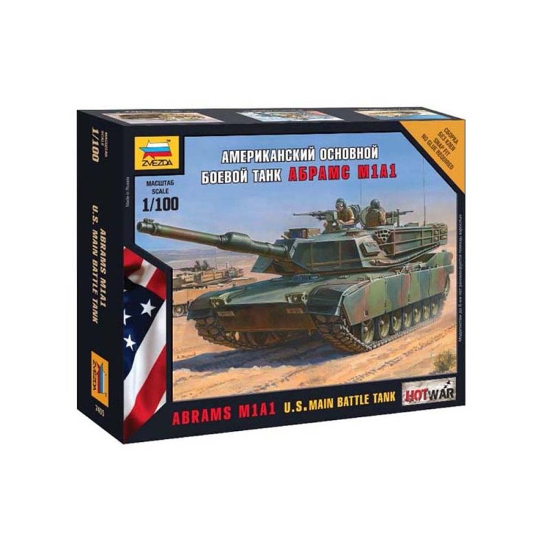 Zvezda Abrams M1 A1 (1/100) 7405