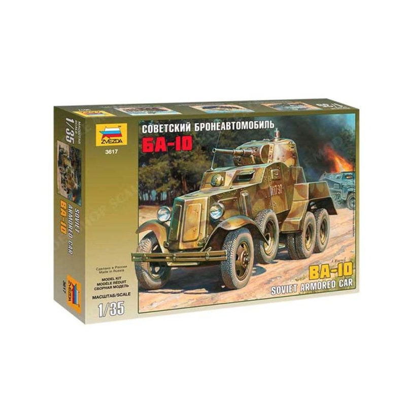 Zvezda BA-10 Soviet Armored Car (1/35) 3617