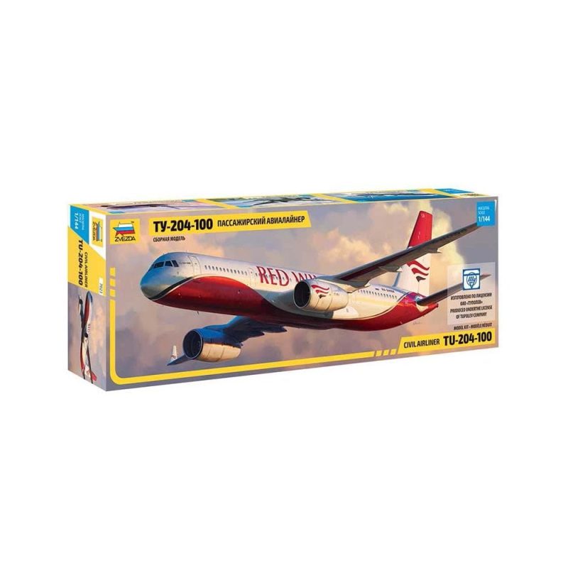 Zvezda Tupolev TU-204-100 (1/144) 7023