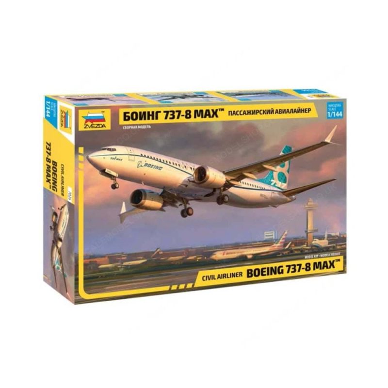 Zvezda Boeing 737-8 MAX (1/144) 7026