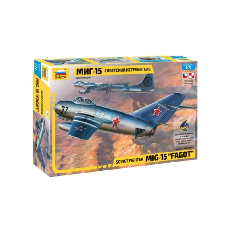 Zvezda Soviet fighter MiG-15 Fagot (1/72) 7317