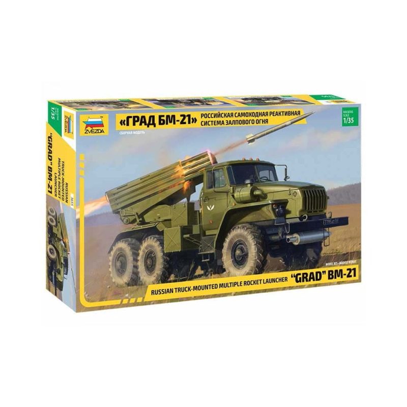 Zvezda BM-21 Grad Rocket Launcher (1/35) 3655