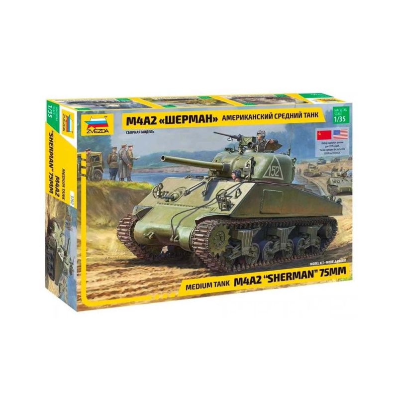 Zvezda M4A2 Sherman (1/35) 3702