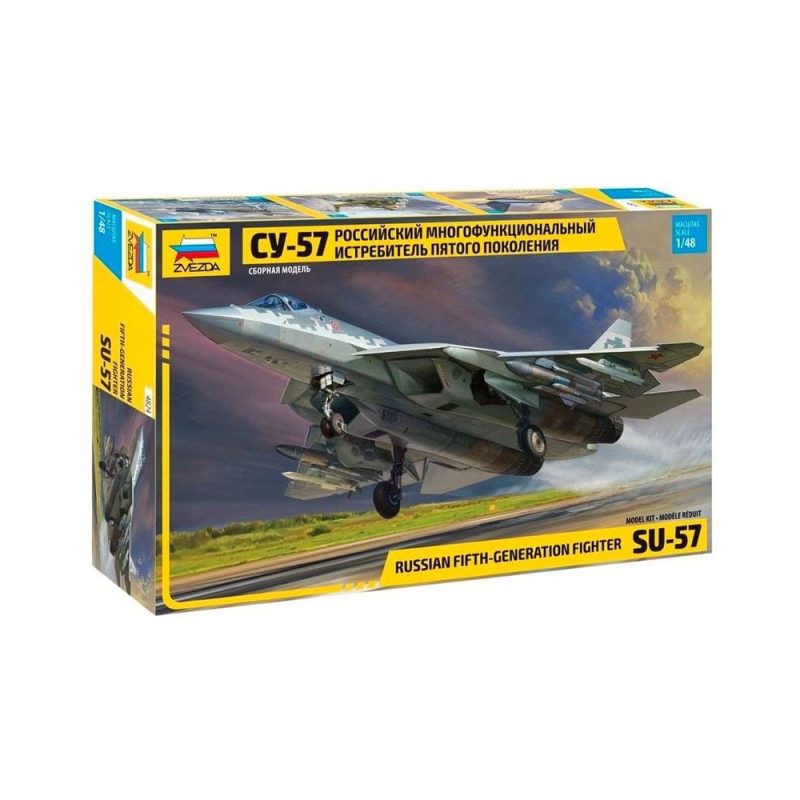 Zvezda Sukhoi SU-57 Russian Fighter (1/48) 4824