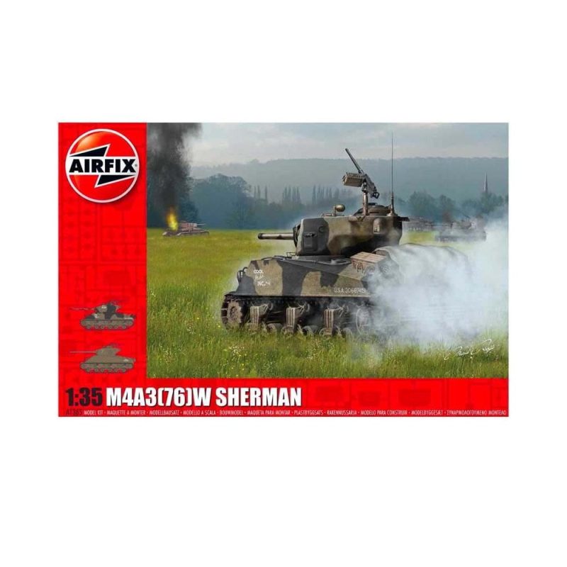 Airfix M4A3(76)W, Battle of the Bulge (1/35) A1365