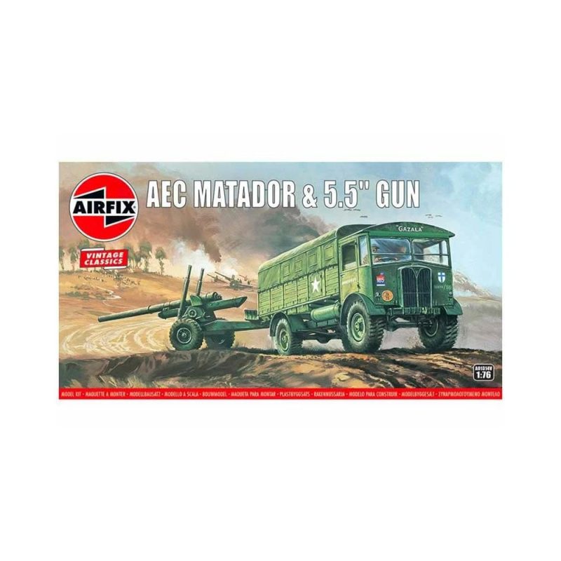 Airfix AEC Matador & 5.5inch Gun (1/76) A01314V