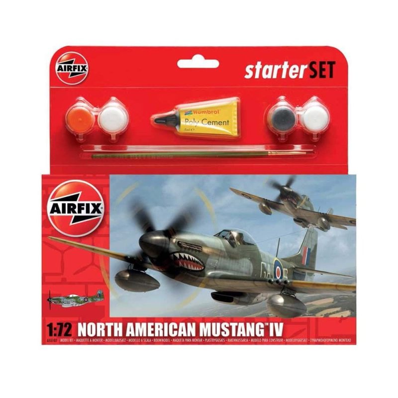 Airfix Small Starter Set - North American Mustang Mk.IV (1/72) A55107